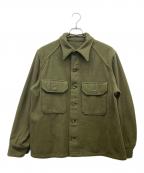 USEDユーズド）の古着「korean war wool shirt」｜カーキ