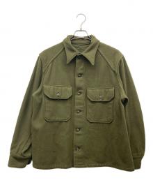 USED（ユーズド）の古着「korean war wool shirt」｜カーキ