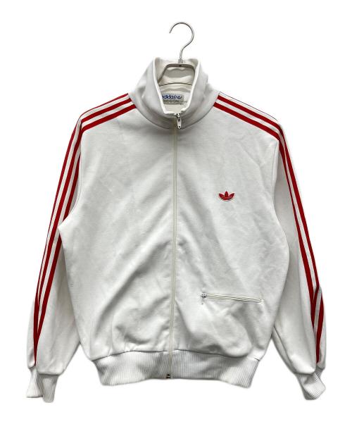adidas（アディダス）adidas (アディダス) トラックジャケット ホワイト サイズ:M(167-90-76)の古着・服飾アイテム