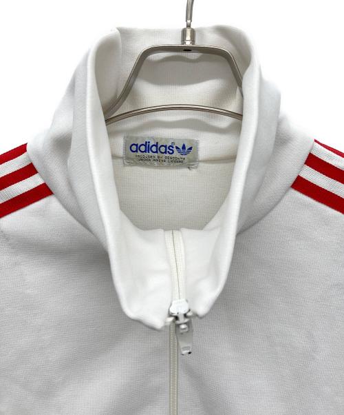 adidas（アディダス）adidas (アディダス) トラックジャケット ホワイト サイズ:M(167-90-76)の古着・服飾アイテム