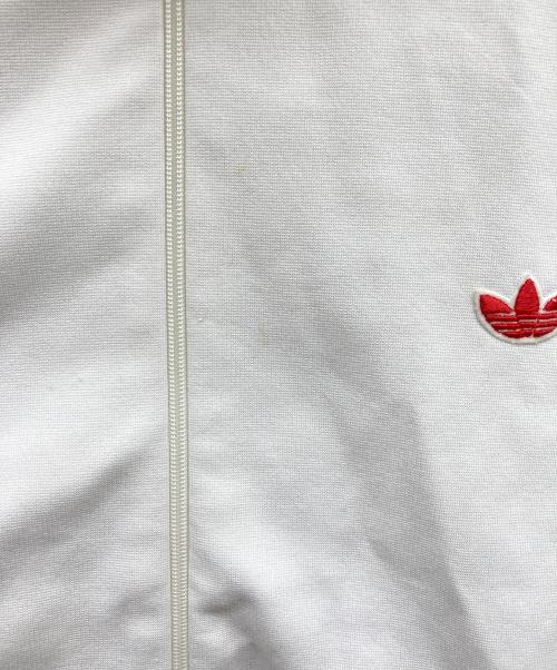 adidas（アディダス）adidas (アディダス) トラックジャケット ホワイト サイズ:M(167-90-76)の古着・服飾アイテム
