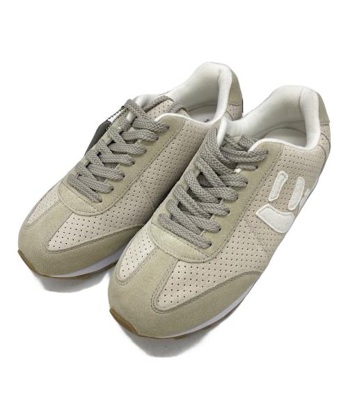 via SANGACIO（ヴィア・サンガチオ）via sangacio (ヴィア・サンガチオ) パンチングスニーカー ベージュ サイズ:US6の古着・服飾アイテム