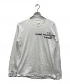 COMME des GARCONS×SUPREMEコムデギャルソン×シュプリーム）の古着「ロングスリーブカットソー」｜ホワイト
