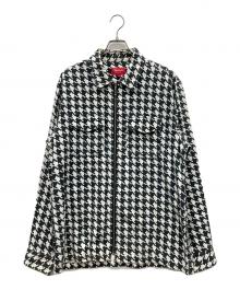 SUPREME（シュプリーム）の古着「ジップシャツ」｜ホワイト×ブラック
