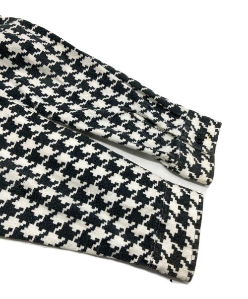 SUPREME（シュプリーム）SUPREME (シュプリーム) ジップシャツ ホワイト×ブラック サイズ:Lの古着・服飾アイテム