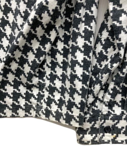 SUPREME（シュプリーム）SUPREME (シュプリーム) ジップシャツ ホワイト×ブラック サイズ:Lの古着・服飾アイテム