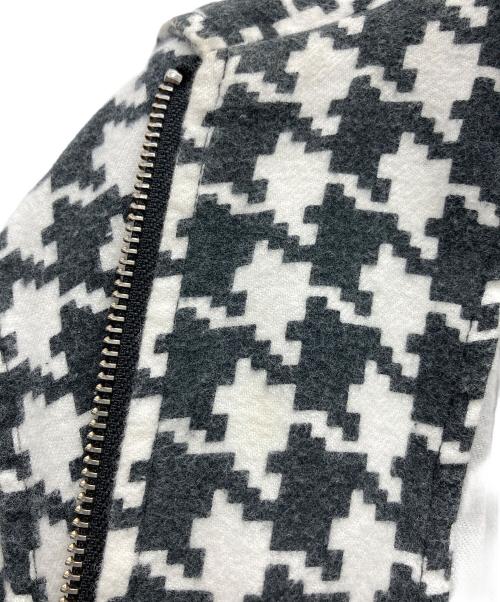 SUPREME（シュプリーム）SUPREME (シュプリーム) ジップシャツ ホワイト×ブラック サイズ:Lの古着・服飾アイテム