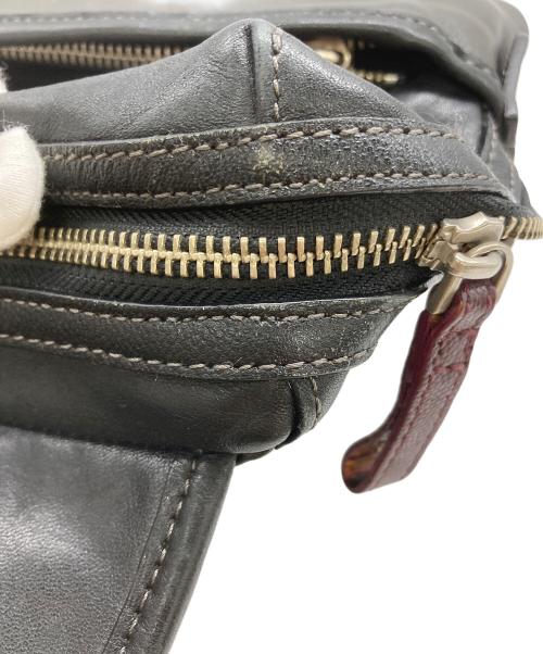 PAUL SMITH（ポールスミス）PAUL SMITH (ポールスミス) レザーショルダーバッグ ブラックの古着・服飾アイテム