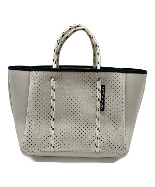 STATE OF ESCAPE（ステイトオブエスケープ）STATE OF ESCAPE (ステイトオブエスケープ) ネオプレン２WAYショルダーバック ホワイトの古着・服飾アイテム