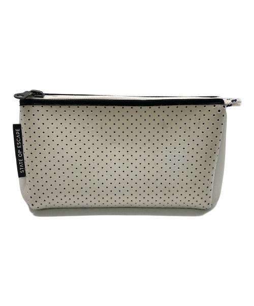 STATE OF ESCAPE（ステイトオブエスケープ）STATE OF ESCAPE (ステイトオブエスケープ) ネオプレン２WAYショルダーバック ホワイトの古着・服飾アイテム