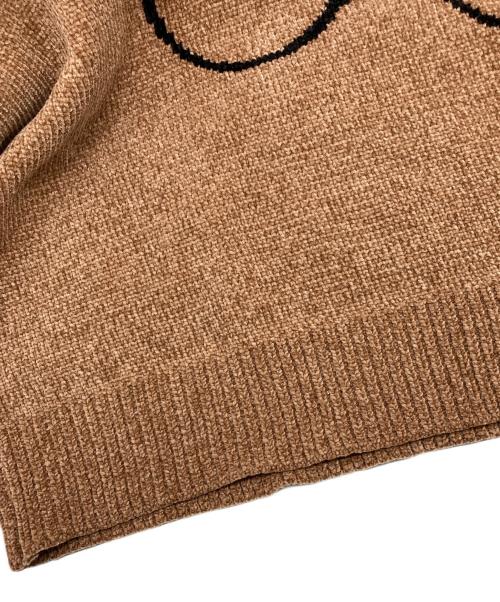 Hysteric Glamour（ヒステリックグラマー）Hysteric Glamour (ヒステリックグラマー) HYSTERIC BEAR編込 プルオーバー ベージュ サイズ:FREEの古着・服飾アイテム