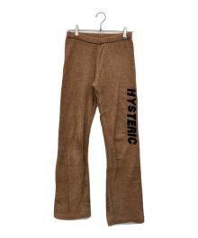 Hysteric Glamour（ヒステリックグラマー）の古着「HYSTERIC LOGO編込 パンツ」｜ベージュ