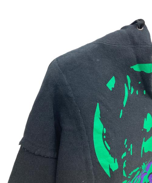 Hysteric Glamour（ヒステリックグラマー）Hysteric Glamour (ヒステリックグラマー) GRAFFITI GIRL オーバーサイズパーカー ブラック サイズ:FREEの古着・服飾アイテム