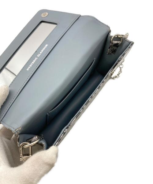 Hysteric Glamour（ヒステリックグラマー）Hysteric Glamour (ヒステリックグラマー) チェーンショルダーバッグ シルバーの古着・服飾アイテム