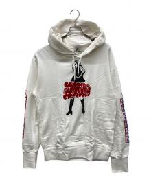 Hysteric Glamour（ヒステリックグラマー）の古着「VIXEN GIRL プリント パーカー」｜ホワイト