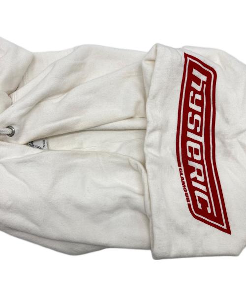 Hysteric Glamour（ヒステリックグラマー）Hysteric Glamour (ヒステリックグラマー) VIXEN GIRL プリント パーカー ホワイト サイズ:Ｓの古着・服飾アイテム