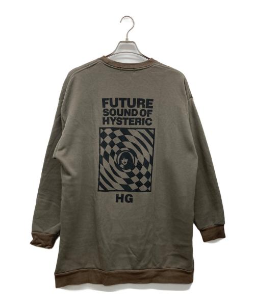 Hysteric Glamour（ヒステリックグラマー）Hysteric Glamour (ヒステリックグラマー) FUTURE SOUND ワンピース カーキ サイズ:FREEの古着・服飾アイテム