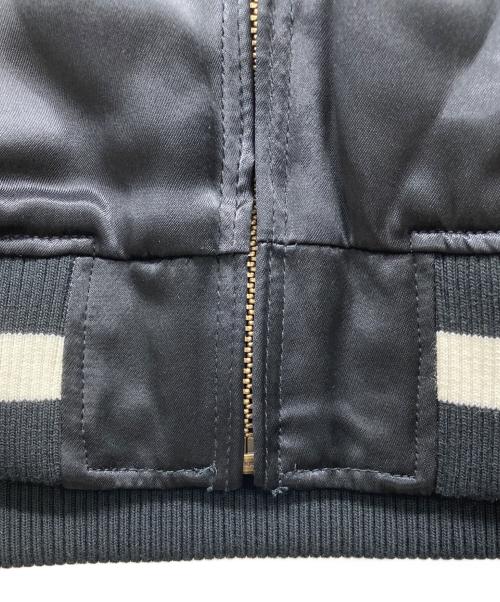 Hysteric Glamour（ヒステリックグラマー）Hysteric Glamour (ヒステリックグラマー) LOVE MAKER刺繍スカジャンブルゾン ブラック サイズ:Mの古着・服飾アイテム