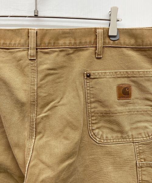 CarHartt（カーハート）CarHartt (カーハート) ダブルニーダック地ペインターパンツ ブラウン サイズ:44×30の古着・服飾アイテム