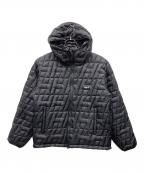 HUF×TAIONハフ×タイオン）の古着「CASCADE PACKABLE DOWN JACKET」｜ブラック