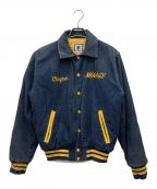 Rennocレノック）の古着「コーデュロイジャケット」｜ネイビー