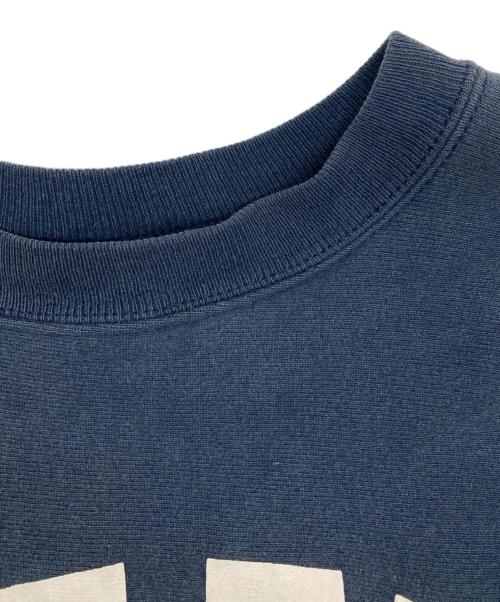 Champion（チャンピオン）Champion (チャンピオン) 三段プリントリバースウィーブスウェット ネイビー サイズ:LARGEの古着・服飾アイテム