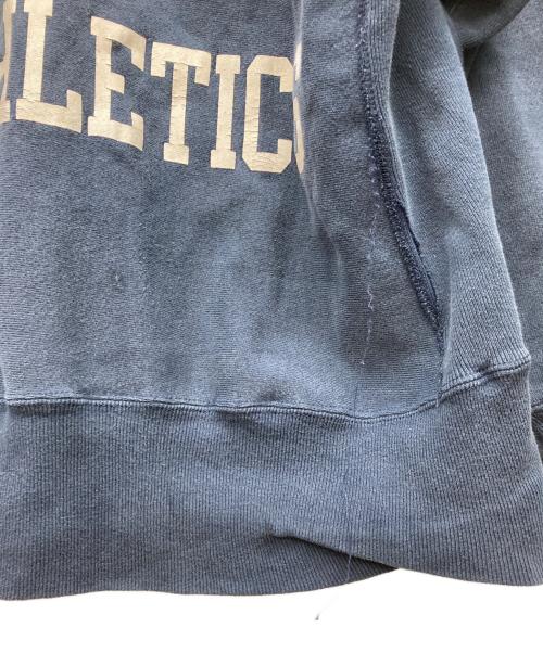 Champion（チャンピオン）Champion (チャンピオン) 三段プリントリバースウィーブスウェット ネイビー サイズ:LARGEの古着・服飾アイテム