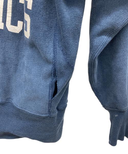 Champion（チャンピオン）Champion (チャンピオン) 三段プリントリバースウィーブスウェット ネイビー サイズ:LARGEの古着・服飾アイテム