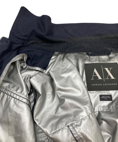 ARMANI EXCHANGE（アルマーニ エクスチェンジ）ARMANI EXCHANGE (アルマーニ エクスチェンジ) ナイロントラッカージャケット ネイビー サイズ:Mの古着・服飾アイテム