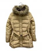 COACHコーチ）の古着「ベルト付きダウンコート」｜ベージュ