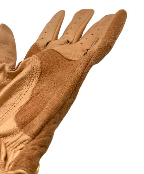 HERMES（エルメス）HERMES (エルメス) レザーゴルフ手袋 ベージュ サイズ:6 1/2の古着・服飾アイテム