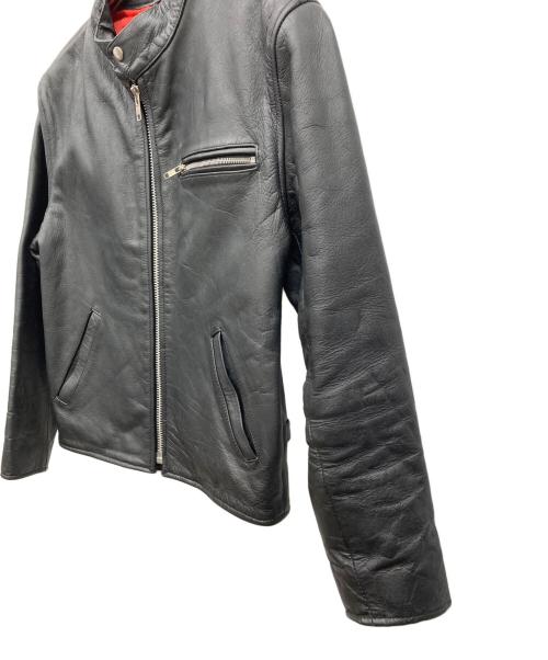 DAMMTRAX（ダムトラックス）DAMMTRAX (ダムトラックス) ライダースジャケット ブラック サイズ:Mの古着・服飾アイテム