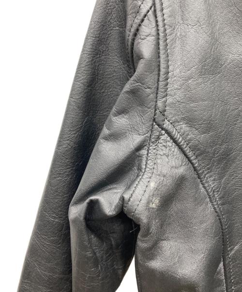 DAMMTRAX（ダムトラックス）DAMMTRAX (ダムトラックス) ライダースジャケット ブラック サイズ:Mの古着・服飾アイテム