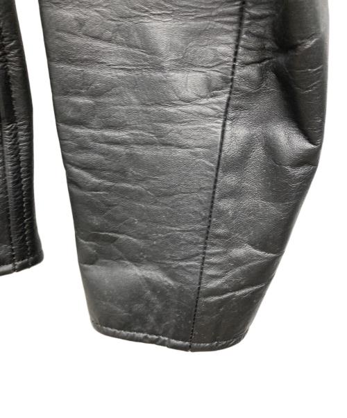 DAMMTRAX（ダムトラックス）DAMMTRAX (ダムトラックス) ライダースジャケット ブラック サイズ:Mの古着・服飾アイテム