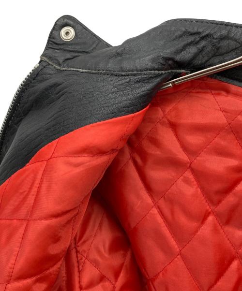 DAMMTRAX（ダムトラックス）DAMMTRAX (ダムトラックス) ライダースジャケット ブラック サイズ:Mの古着・服飾アイテム