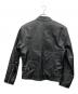 DAMMTRAX (ダムトラックス) ライダースジャケット ブラック サイズ:M：10000円
