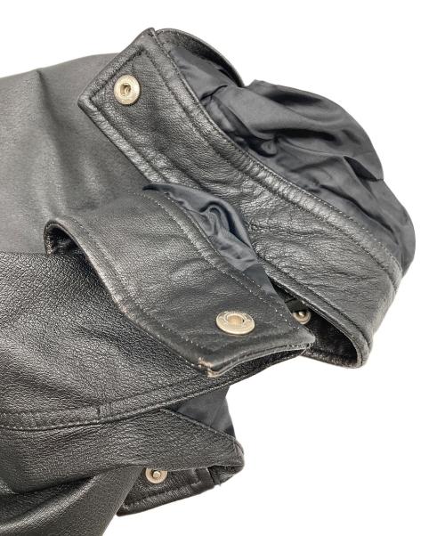 CROSS COLOURS（クロスカラーズ）CROSS COLOURS (クロスカラーズ) レザージャケット ブラック サイズ:不明の古着・服飾アイテム