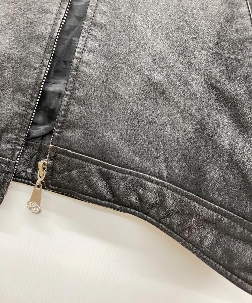 CROSS COLOURS（クロスカラーズ）CROSS COLOURS (クロスカラーズ) レザージャケット ブラック サイズ:不明の古着・服飾アイテム