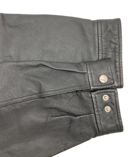 CROSS COLOURS（クロスカラーズ）CROSS COLOURS (クロスカラーズ) レザージャケット ブラック サイズ:不明の古着・服飾アイテム