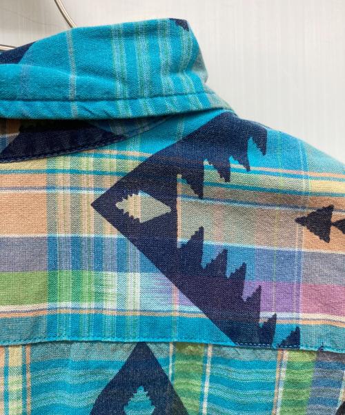 POLO RALPH LAUREN（ポロ・ラルフローレン）POLO RALPH LAUREN (ポロ・ラルフローレン) オープンカラーシャツ スカイブルー サイズ:XLの古着・服飾アイテム