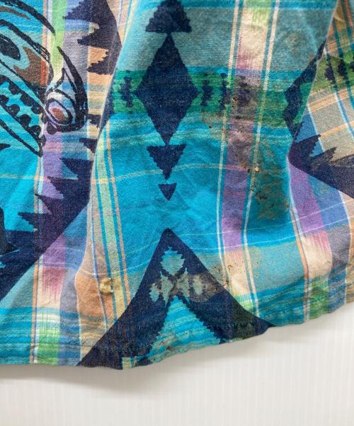 POLO RALPH LAUREN（ポロ・ラルフローレン）POLO RALPH LAUREN (ポロ・ラルフローレン) オープンカラーシャツ スカイブルー サイズ:XLの古着・服飾アイテム