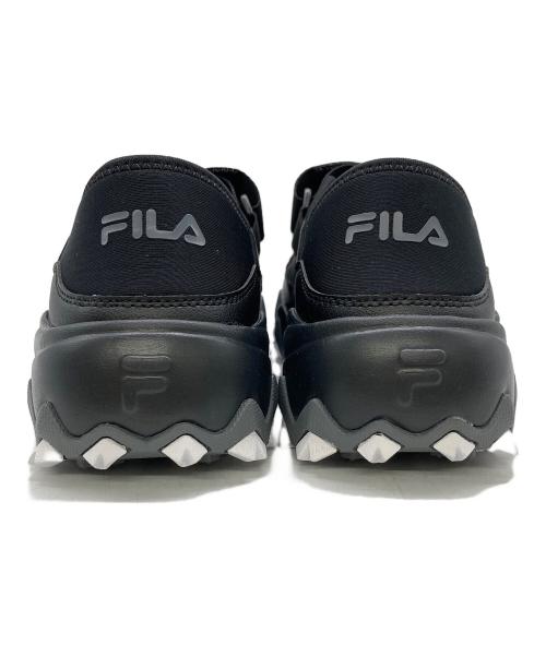 FILA（フィラ）FILA (フィラ) ローカットスニーカー ブラック サイズ:US7の古着・服飾アイテム