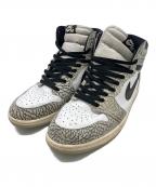 NIKEナイキ）の古着「Air Jordan 1 High OG "White Cement/Safari"」｜グレー