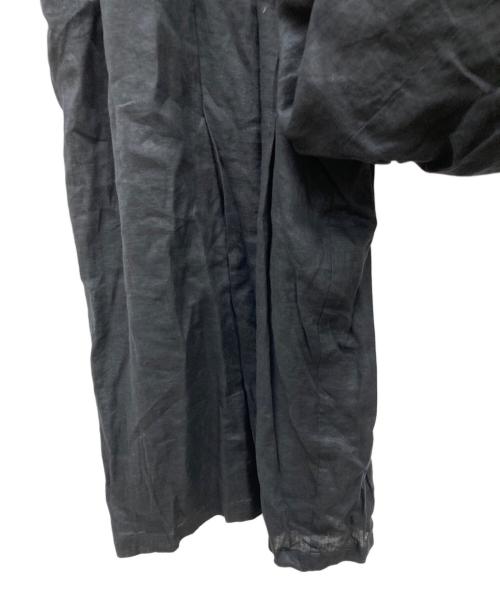 TODAYFUL（トゥデイフル）TODAYFUL (トゥデイフル) Linen Wide Salopette ブラック サイズ:38の古着・服飾アイテム