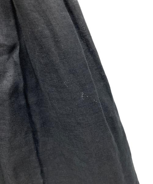 TODAYFUL（トゥデイフル）TODAYFUL (トゥデイフル) Linen Wide Salopette ブラック サイズ:38の古着・服飾アイテム