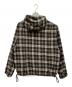 YESEYESEE (イエスアイシー) チェックジャケット ブラウン サイズ:S：5000円