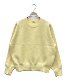 BEAUTY&YOUTH（ビューティーアンドユース）の古着「ミラノリブ ニット」｜イエロー