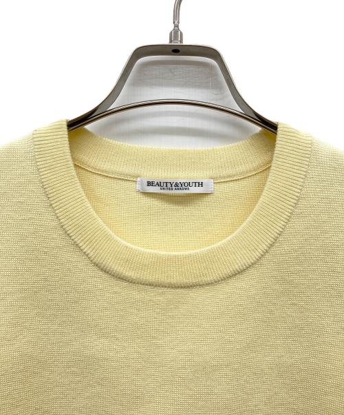 BEAUTY&YOUTH（ビューティーアンドユース）BEAUTY&YOUTH (ビューティーアンドユース) ミラノリブ ニット イエロー サイズ:なしの古着・服飾アイテム
