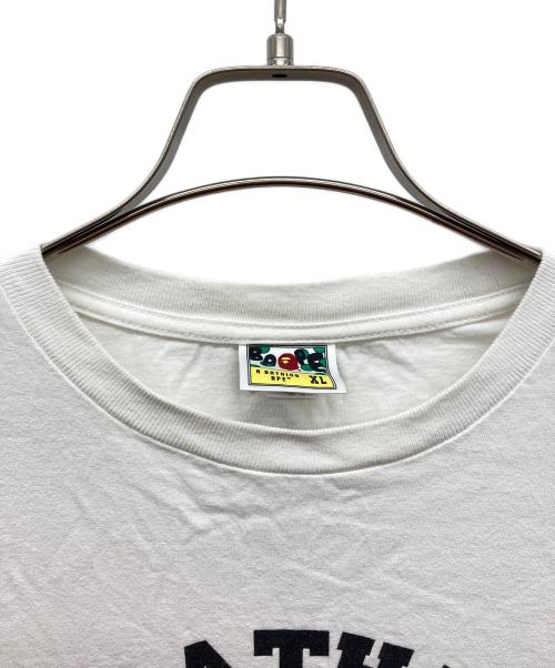A BATHING APE（アベイシングエイプ）A BATHING APE (アベイシングエイプ) 両面プリントTシャツ ホワイト サイズ:XLの古着・服飾アイテム