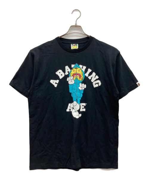 A BATHING APE（アベイシングエイプ）A BATHING APE (アベイシングエイプ) 両面プリントTシャツ ブラック サイズ:XLの古着・服飾アイテム